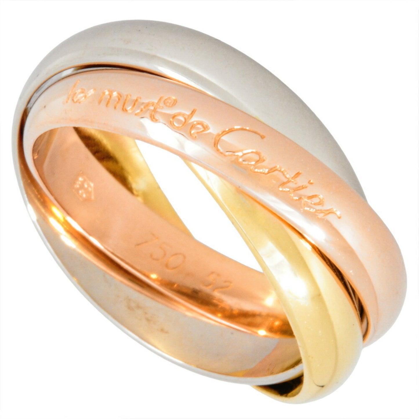 Cartier Trinity Mm Ring #52