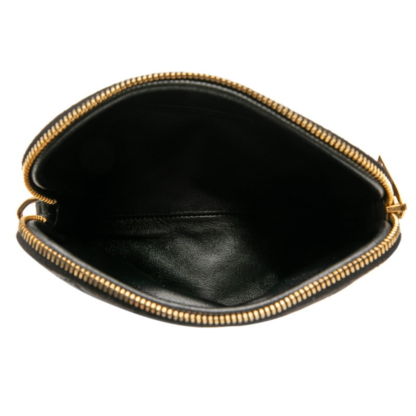 Saint Laurent Ysl Logo Gaby Shoulder Bag 733667 Black Leather