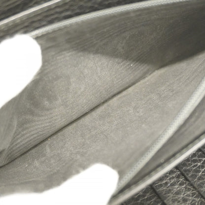 Gucci Soho Long Wallet 291102 Leather Black Champagne