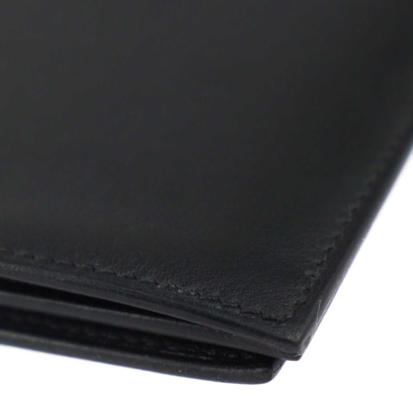 Hermes Citizen Twill Long Wallet - Swift Leather Black Bi-Fold D Engraved 2427063007153R1