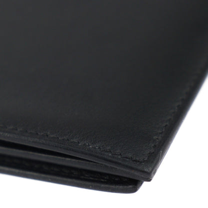 Hermes Citizen Twill Long Wallet - Swift Leather Black Bi-Fold D Engraved 2427063007153R1