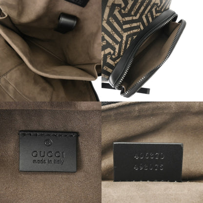 Gucci Guccissima Kaleido Backpack In Beige/Black (406370) -