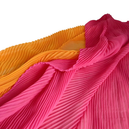 Pleats Please Issey Miyake Two-Tone Stole/Scarf