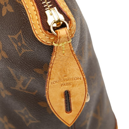 Louis Vuitton Monogram Lockit Tote Bag M40102 Brown Leather