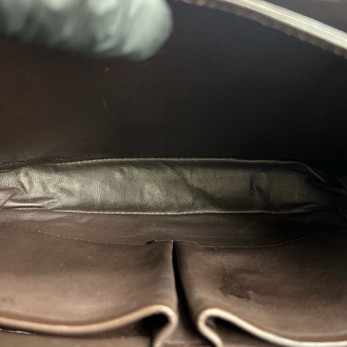 Celine Carriage Leather Shoulder Bag/Pochette/Sacoche In Brown