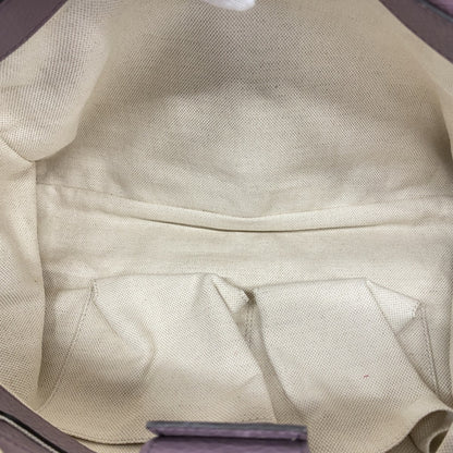 Gucci Bamboo Handbag 323660 Leather Purple