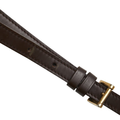 Louis Vuitton Damier Ipanema Pm Crossbody Shoulder Bag N51294 Brown Leather