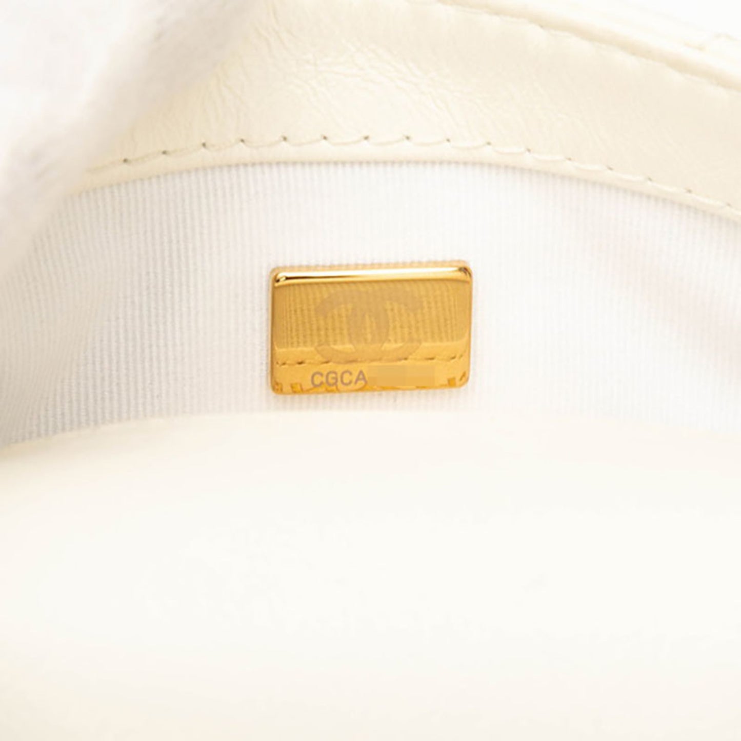 Chanel Matelasse Mini Flap Bag Shoulder White Lambskin