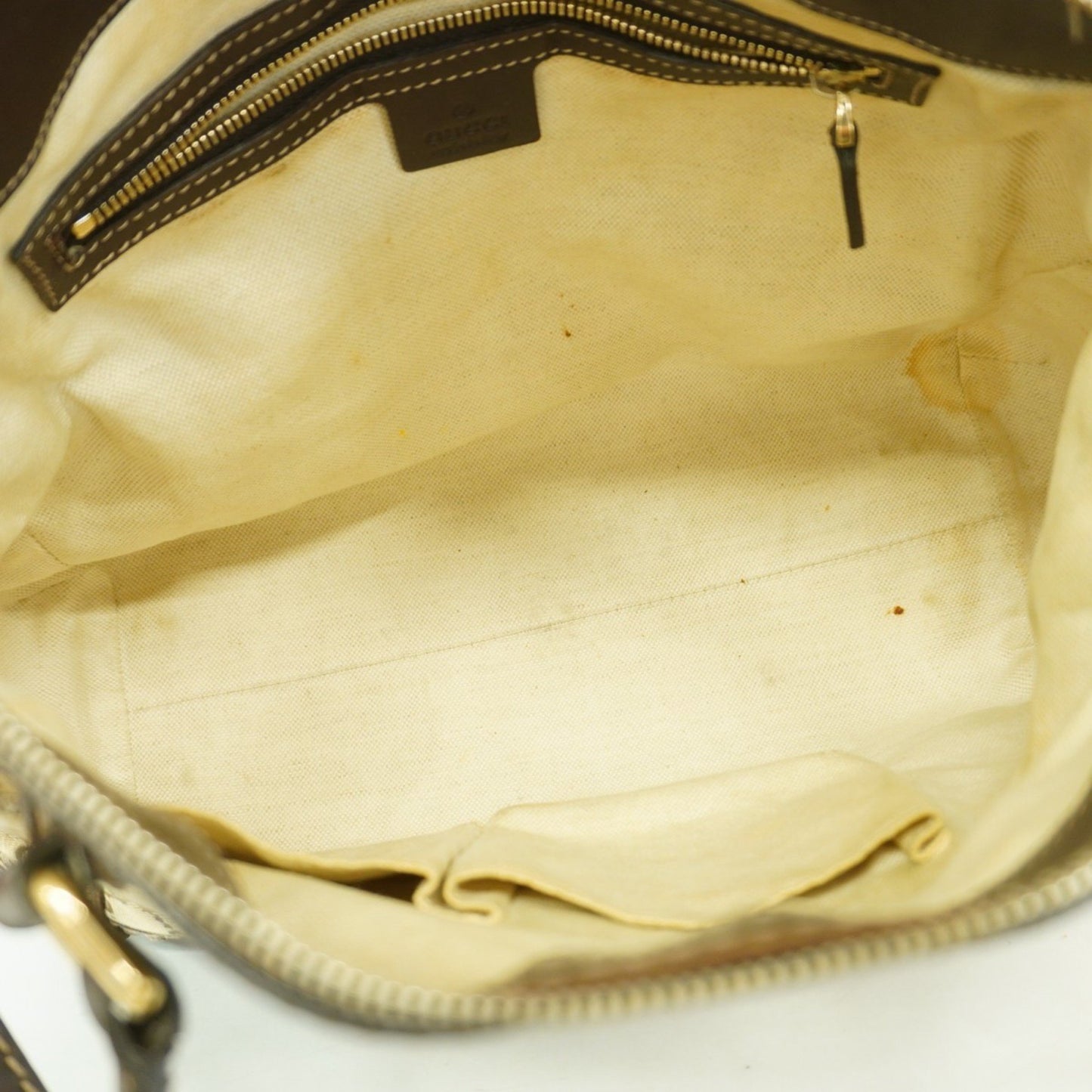 Gucci Gg Canvas Sherry Line Mayfair Handbag 269894 Brown 2-Way Bag