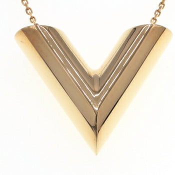 Louis Vuitton Necklace Essential V Mp1465 Gold Metal Pendant Long