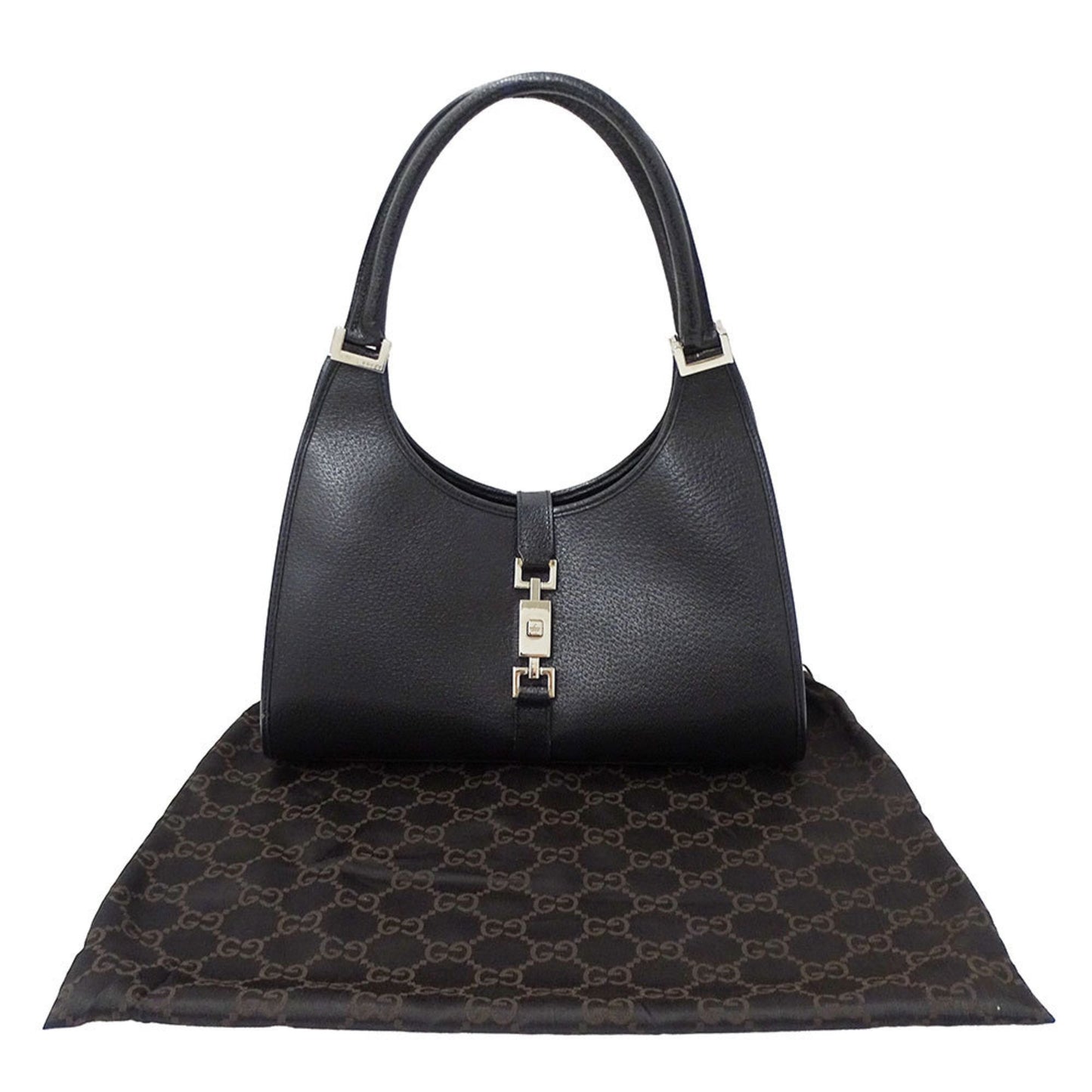 Gucci Jackie Leather Handbag In Black (002-1067)