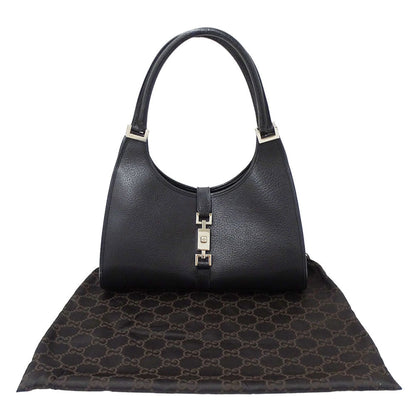 Gucci Jackie Leather Handbag In Black (002-1067)