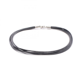 Bvlgari Choker Accessories In Leather And Stainless Steel
