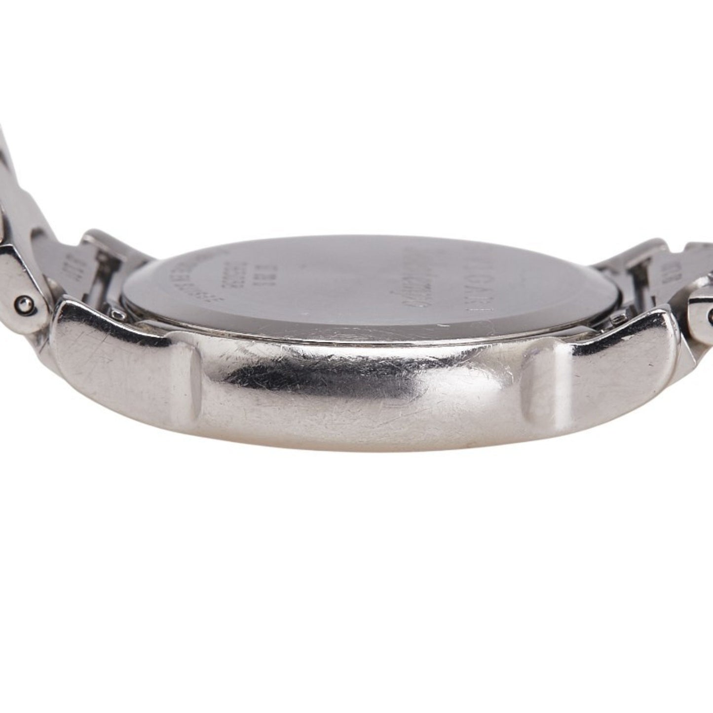 Bvlgari Solotempo Date Watch St29S Quartz White Dial Stainless Steel