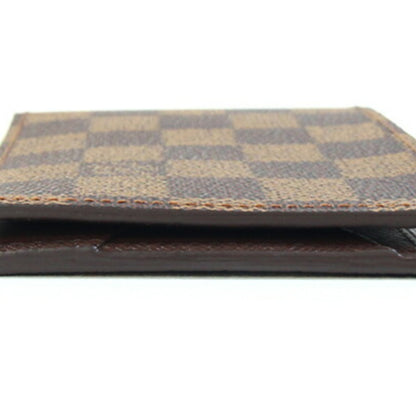 Louis Vuitton Bi-Fold Wallet Damier Portefeuille Slender N61208 Folding Compact