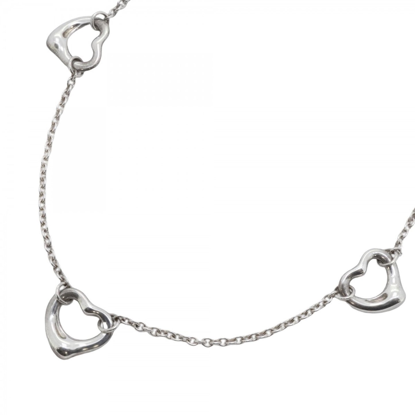 Tiffany Necklace Heart 3P Silver 925