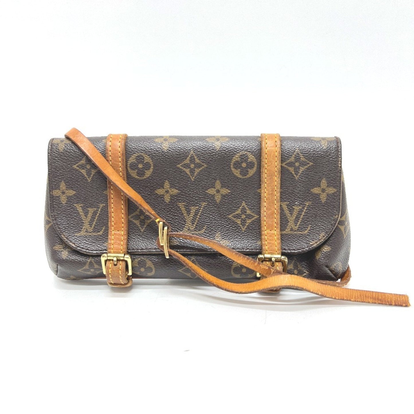 Louis Vuitton M51159 Monogram Canvas Pochette Marel Bag
