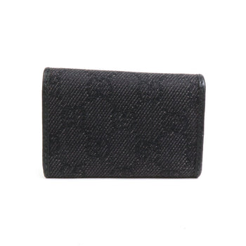Gucci Key Case Gg Canvas Black