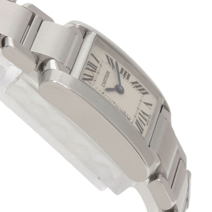 Cartier Tank Franaise W51008Q3 Sm Stainless Steel Watch