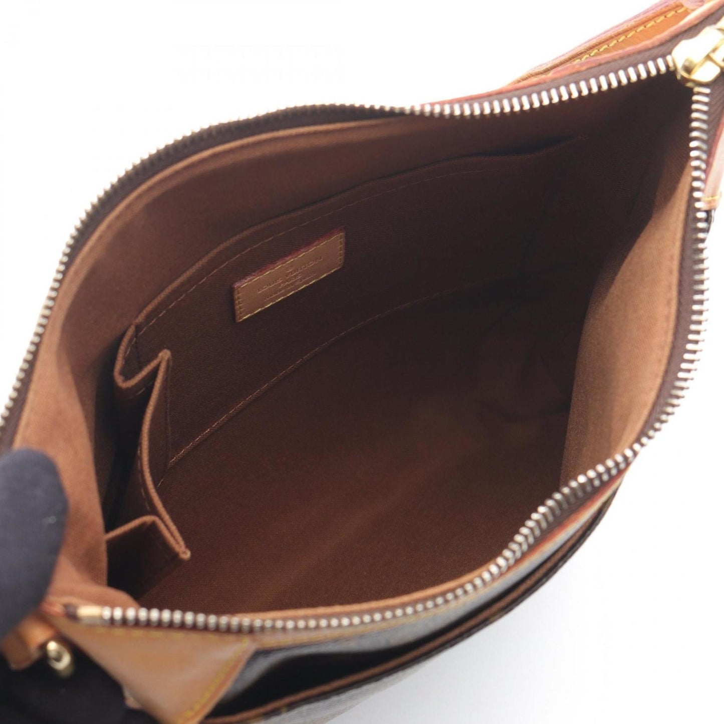 Louis Vuitton Odeon Pm Shoulder Bag In Coated Canvas And Leather With Monogram Design