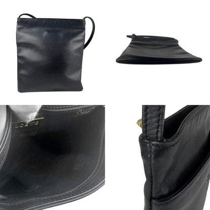 Loewe Shoulder Bag Leather Black
