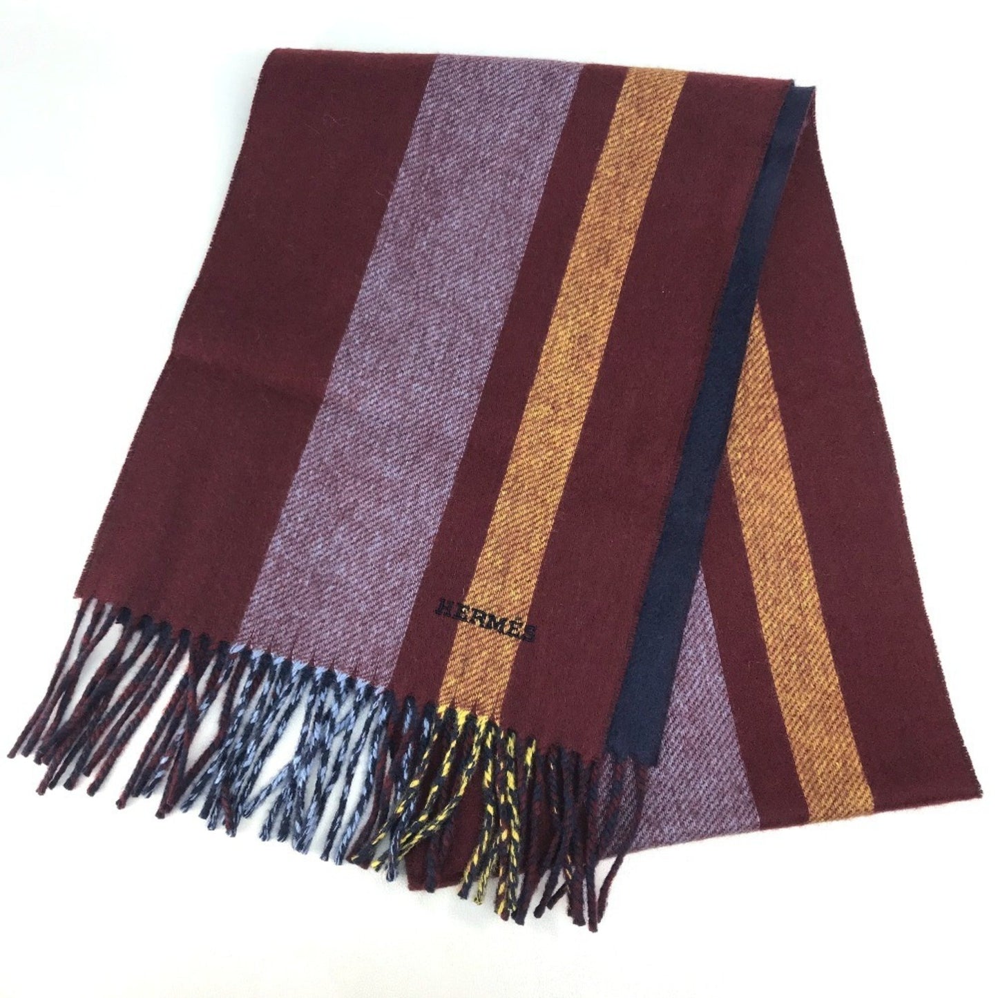 Hermes Alternate Stripe Muffler