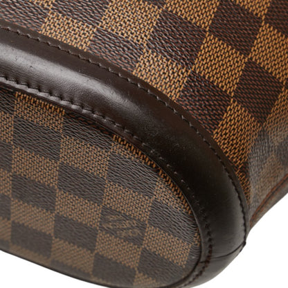 Louis Vuitton Damier Manosque Tote Bag N51121 Brown Leather