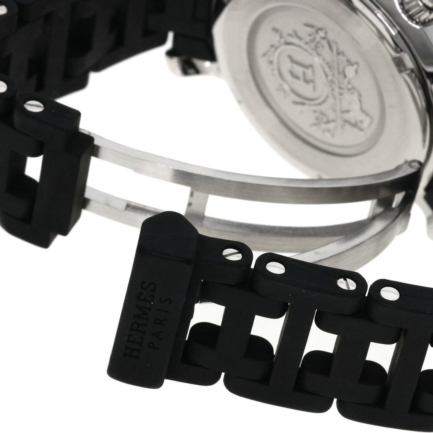 Herms Cl2.315 Clipper Diver Chronograph Watch In Stainless Steel