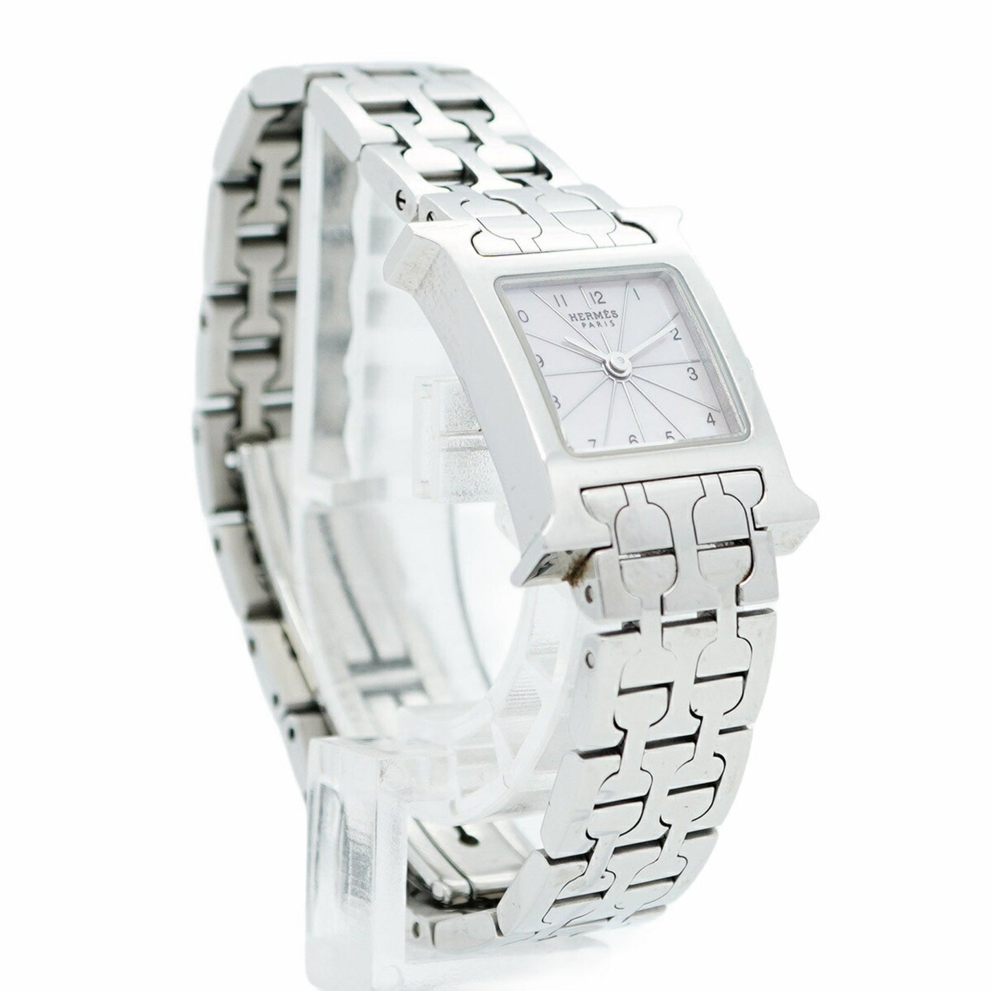 Herms H Watch Hh1.110 Pink Dial