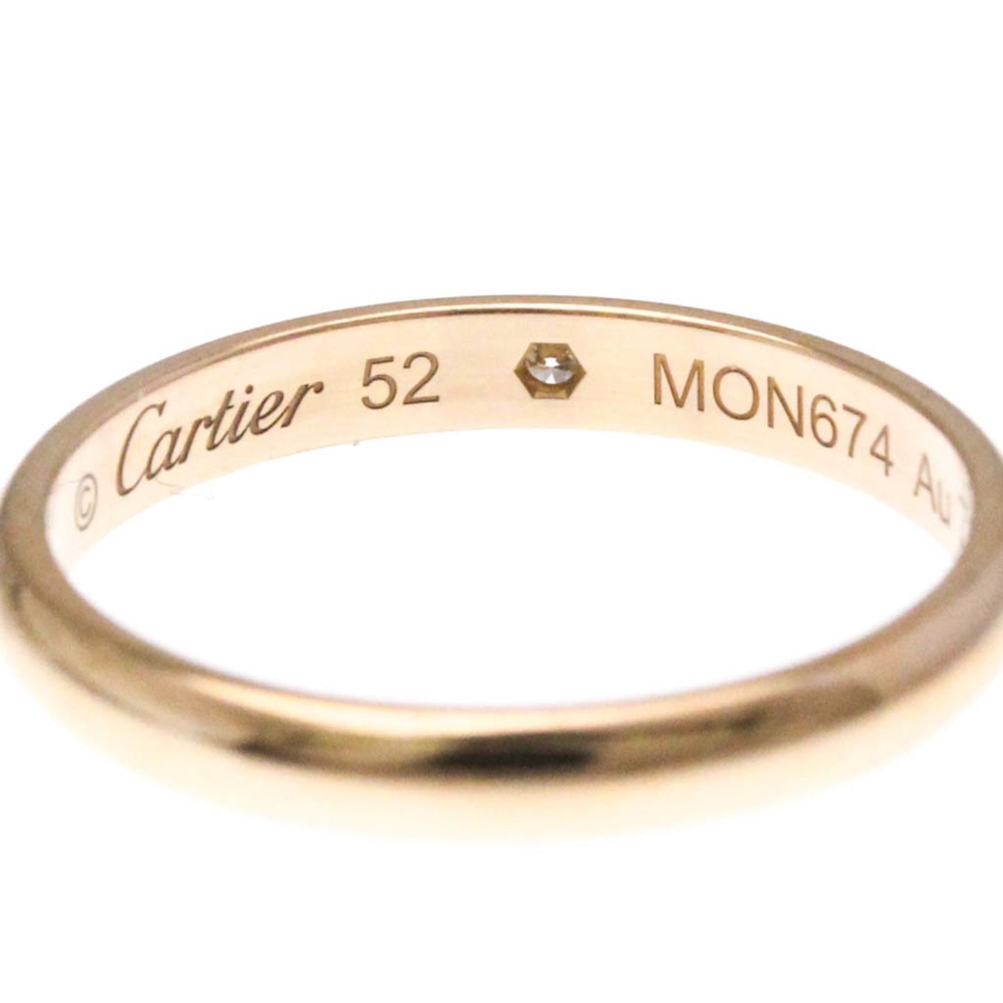 Cartier 1895 Wedding Ring Wedding Ring Pink Gold (18K) Fashion Diamond Band Ring Pink Gold