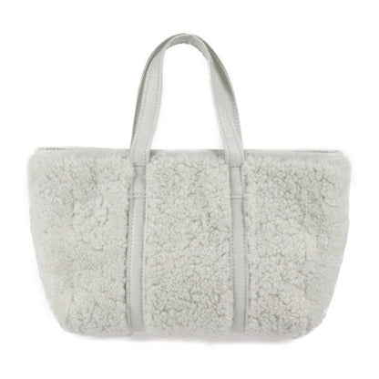 Balenciaga Balenciaga Balbes Small Handbag 671404 Mouton Leather White 2Way