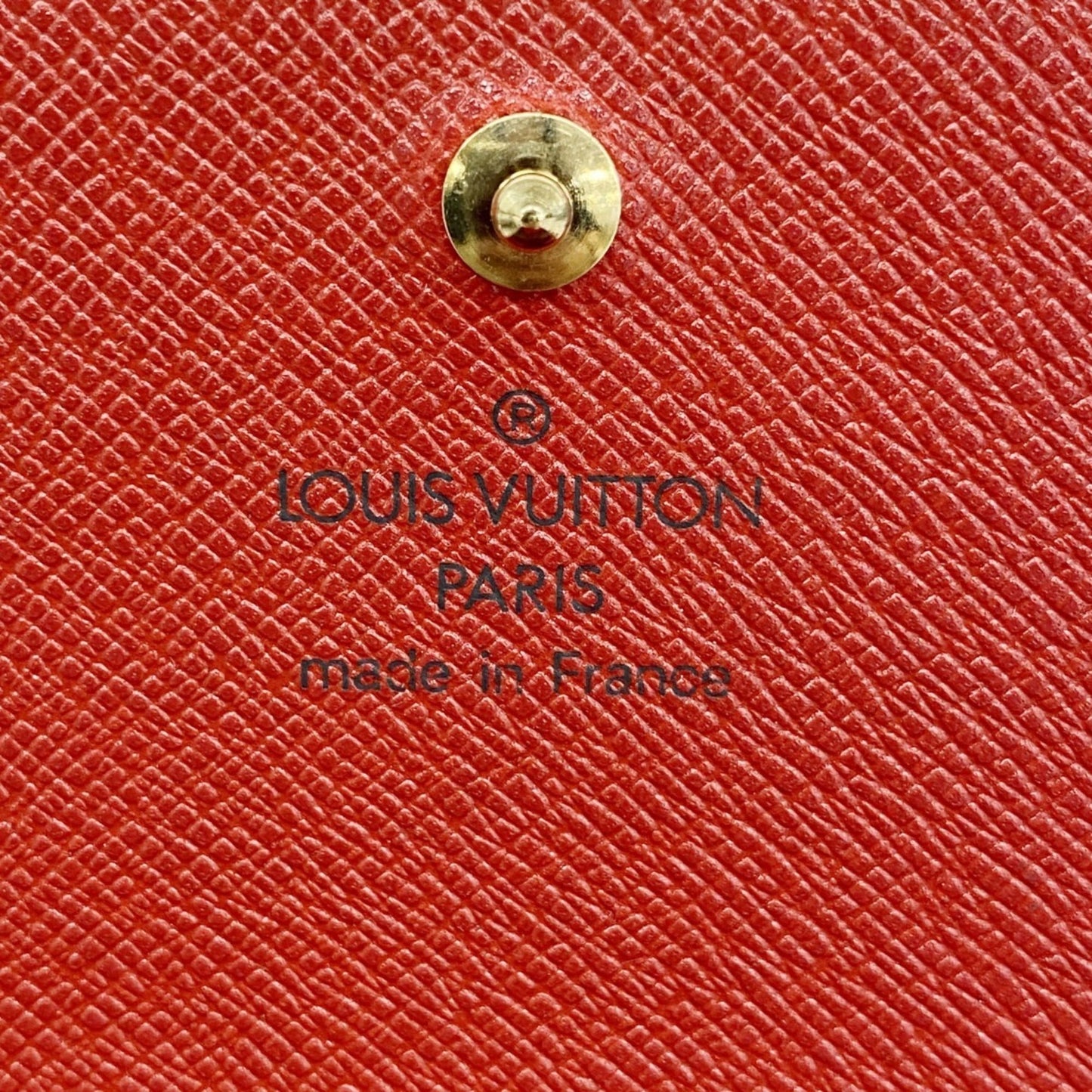 Louis Vuitton Epi Wallet Porte Monnaie-Vieux Tresor M63507 Castilian Red