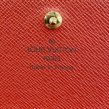 Louis Vuitton Epi Wallet Porte Monnaie-Vieux Tresor M63507 Castilian Red