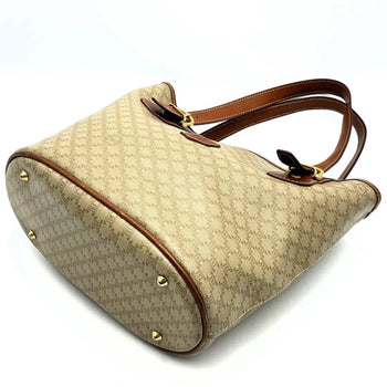 Celine Macadam M95 Tote Bag Shoulder Bag/Leather Beige