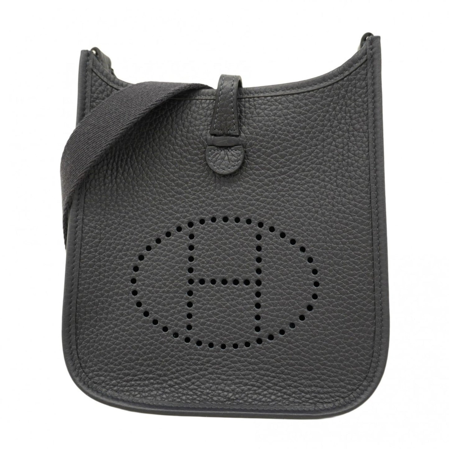 Leather Hermes Shoulder Bag Taurillon Clemence