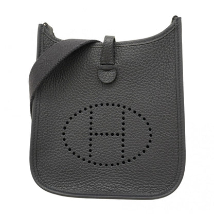 Leather Hermes Shoulder Bag Taurillon Clemence