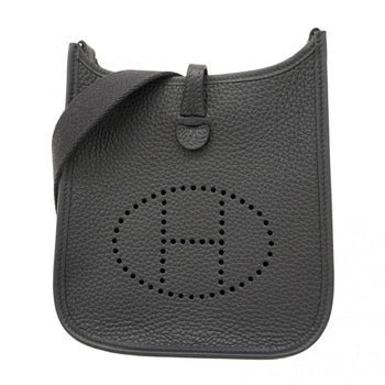 Leather Hermes Shoulder Bag Taurillon Clemence