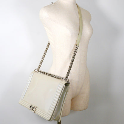 Chanel Chain Shoulder Bag Boy Chanel Enamel 2013 A5 Flap Chainshoulder