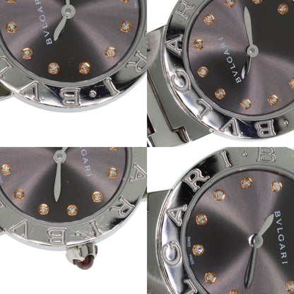 Bvlgari Bbl26C6Ss 12 12P Diamond Watch Stainless Steel Ss