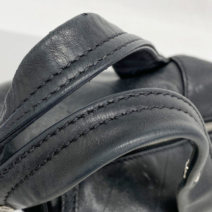 Chanel Handbag V-Stitch Leather Black