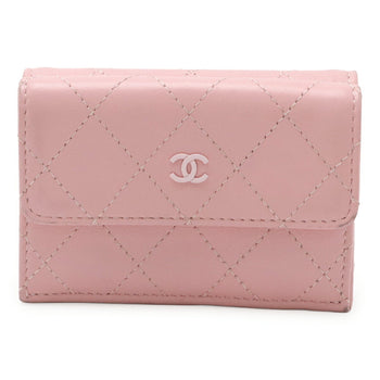 Chanel Matelasse Coco Mark Tri-Fold Wallet