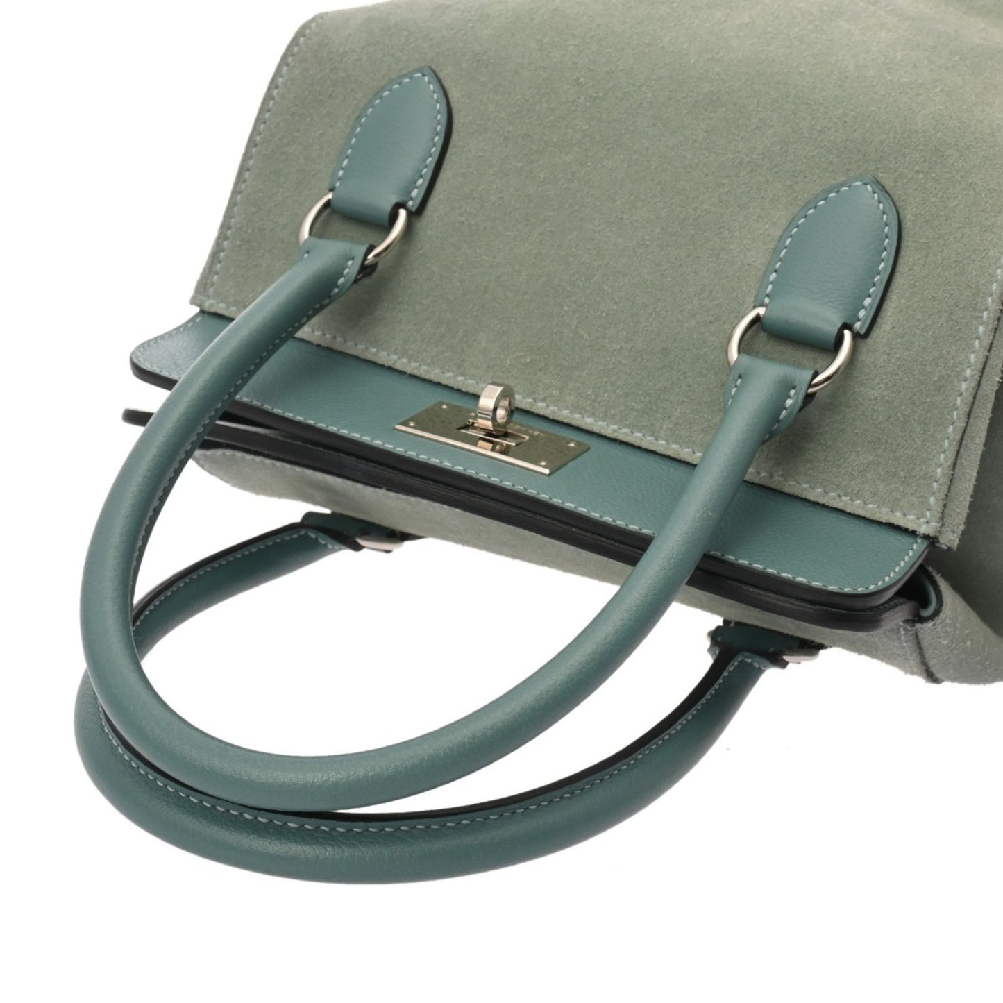 Hermes Toolbox 20 2-Way Blue Atoll (R Stamp) (Circa 2014)