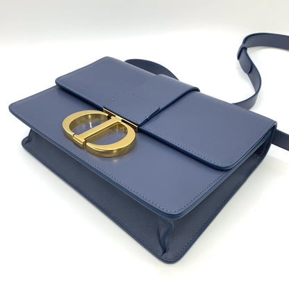 Christian Dior Dior Christian 30 Montaigne Shoulder Bag Blue Leather