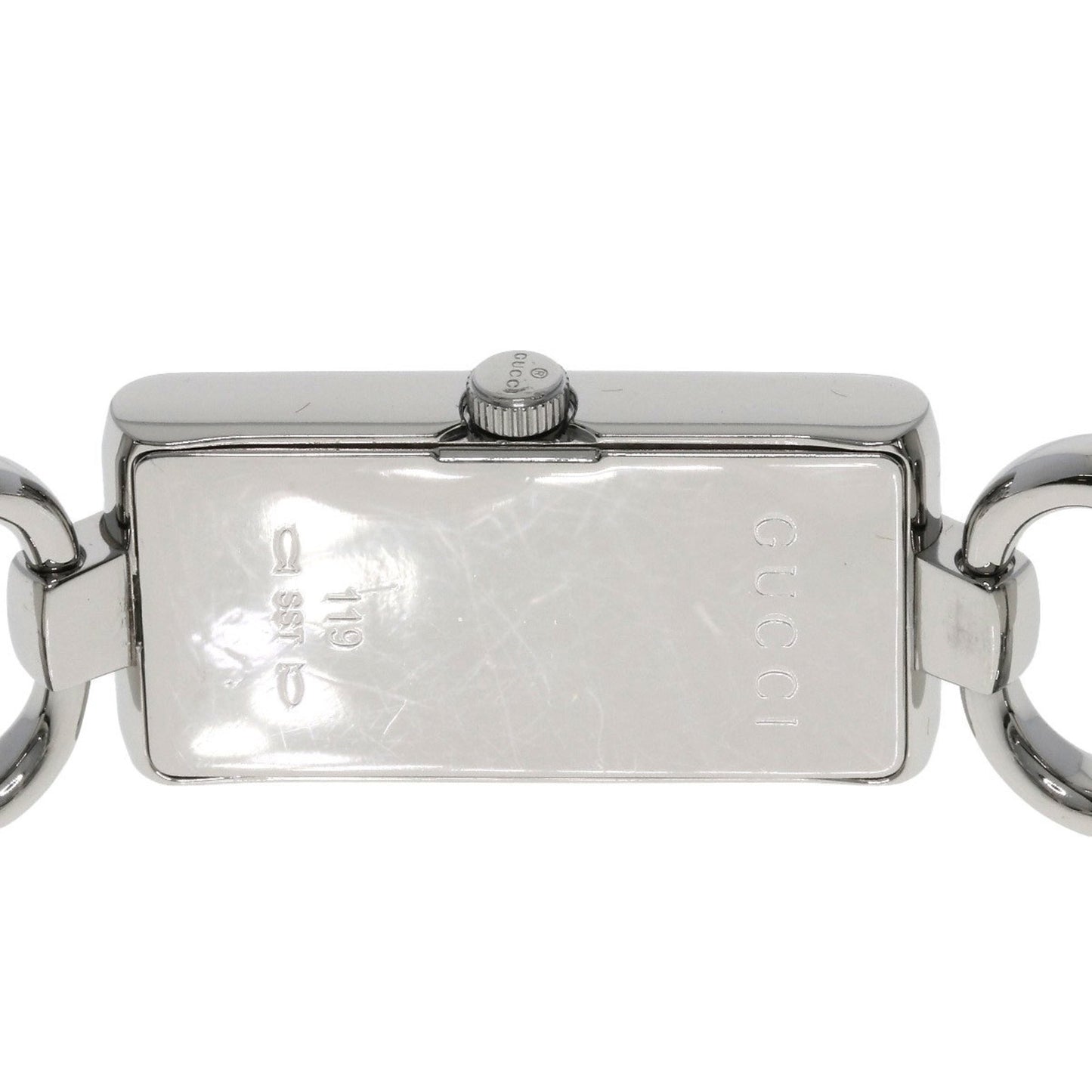 Gucci Ya119 Square Face Stainless Steel Watch