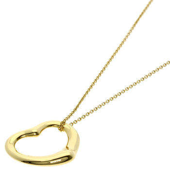 Tiffany & Co. Open Heart Necklace In 18K Yellow Gold
