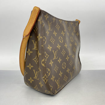 Louis Vuitton Monogram Looping Mm Shoulder Bag M51146 Brown