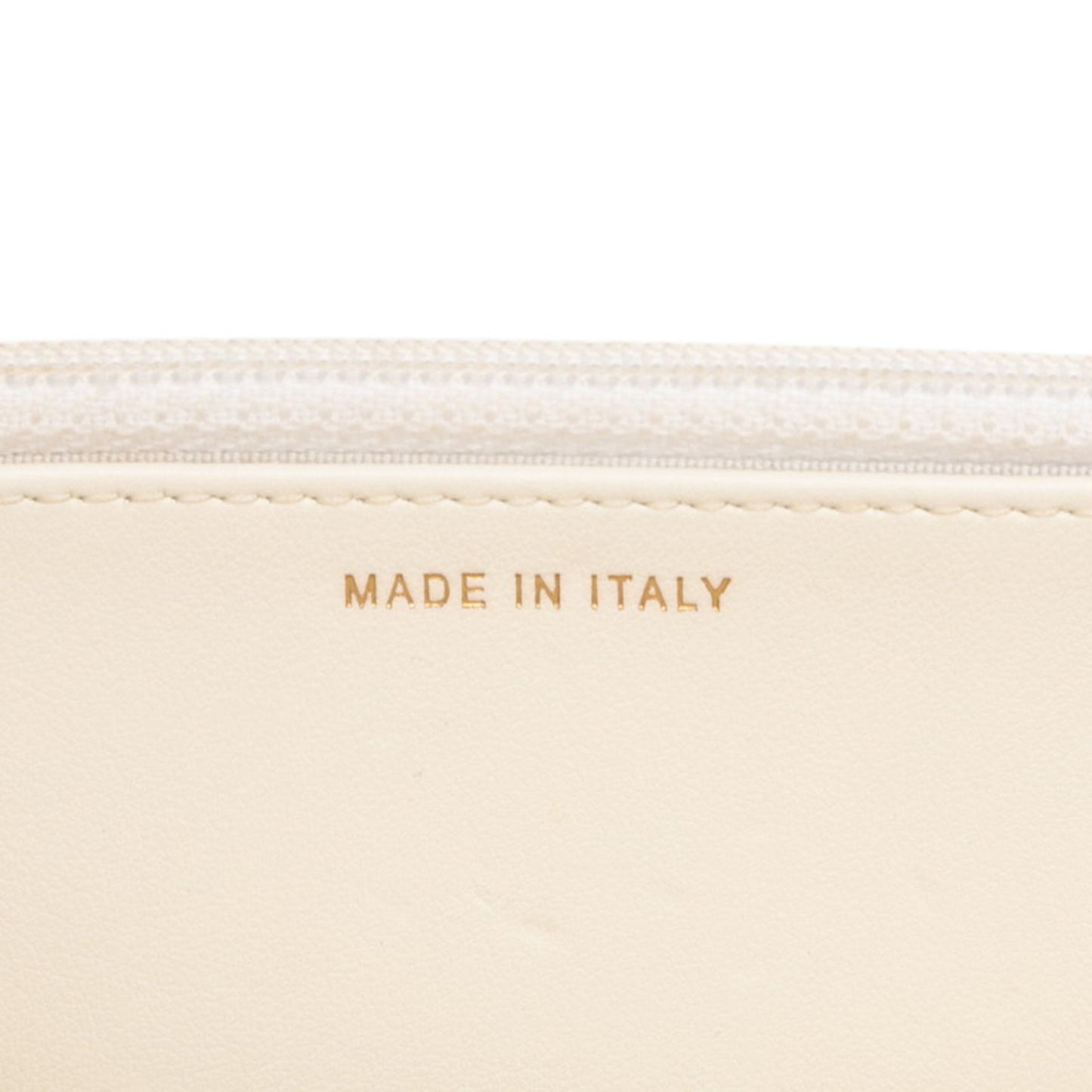 Chanel Boy Chanel Coco Mark Crossbody Chain Wallet Shoulder Bag In White Caviar Skin