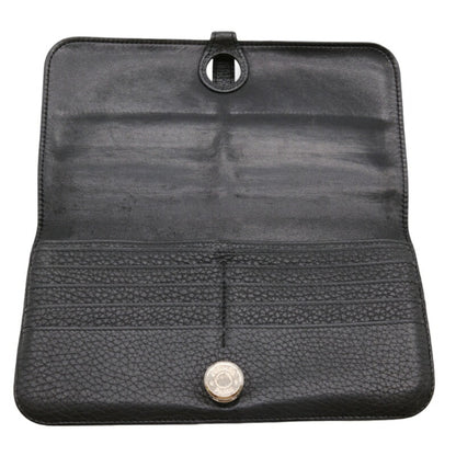 Hermes Dogon Long Wallet Togo Leather Black