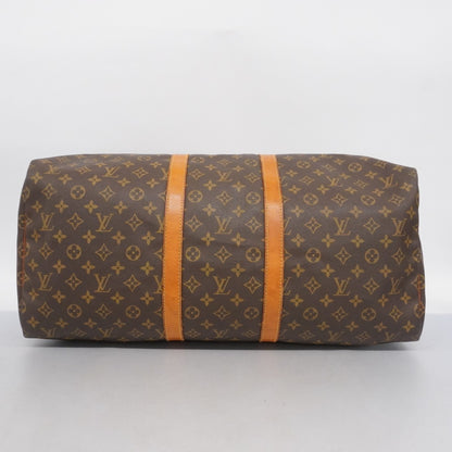 Louis Vuitton Monogram Keepall 55 Boston Bag M41424 Brown