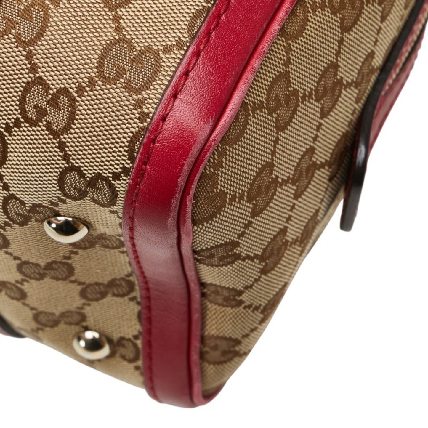 Gucci Gg Canvas Handbag/Shoulder Bag 2Way 269876 Beige Pink Leather